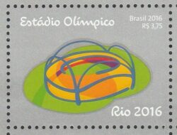 C 3615 Selo Rio 2016 Arenas Olimpicas e Paralimpicas Estadio Olimpico