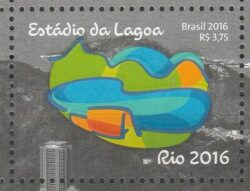 C 3620 Selo Rio 2016 Arenas Olimpicas e Paralimpicas Estadio da Lagoa