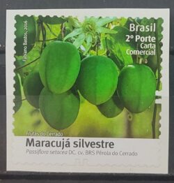 C 3645 Selo Frutas do Cerrado Maracuja Silvestre 2016