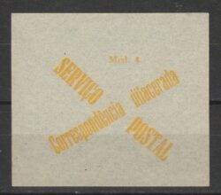 Etiqueta Servico Postal Correspondencia Dilacerada