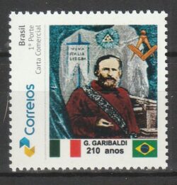 Selo Personalizado Basico Maconaria Italia Garibaldi