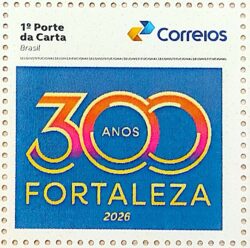 SI 127 Selo Institucional 300 Anos de Fortaleza 2026