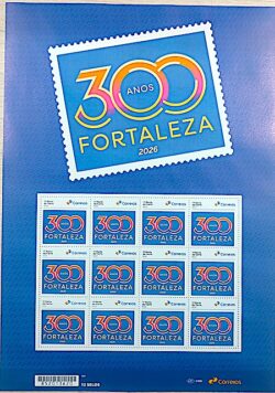 SI 127 Selo Institucional 300 Anos de Fortaleza 2026 Folha