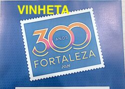 SI 127 Vinheta do Selo Institucional 300 Anos de Fortaleza 2026