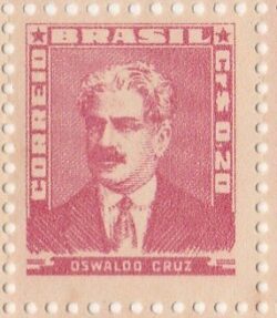Selo Regular RHM 492 Bisneta Oswaldo Cruz Saude 1958