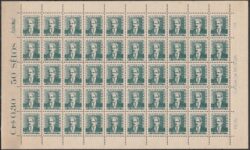 Selo Regular RHM 493 Bisneta Oswaldo Cruz Saude 1954 Folha