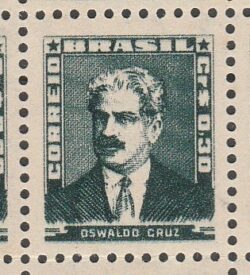 Selo Regular RHM 493a Bisneta Oswaldo Cruz Saude 1956