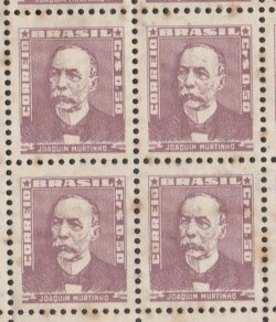 Selo Regular RHM 495a Bisneta Joaquim Murtinho Saude Sem Goma 1954 Quadra