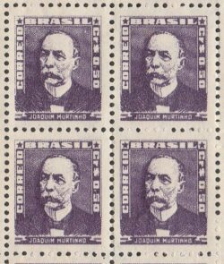 Selo Regular RHM 495c Bisneta Joaquim Murtinho Saude Sem Goma 1956 Quadra