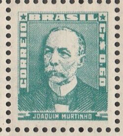 Selo Regular RHM 496 Bisneta Joaquim Murtinho Saude Sem Goma 1954