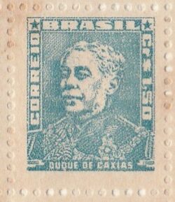 Selo Regular RHM 499a Bisneta Duque de Caxias Militar Sem Goma 1955