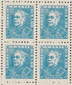 Selo Regular RHM 499b Bisneta Duque de Caxias Militar 1958 Quadra