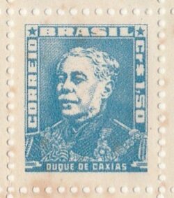 Selo Regular RHM 499b Bisneta Duque de Caxias Militar Sem Goma 1958