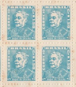 Selo Regular RHM 499c Bisneta Duque de Caxias Militar Sem Goma 1963 Quadra