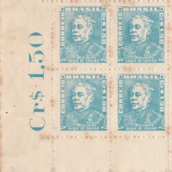 Selo Regular RHM 499c Bisneta Duque de Caxias Militar Sem Goma 1963 Quadra Vinheta Preco
