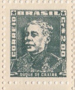 Selo Regular RHM 500 Bisneta Duque de Caxias Militar Sem Goma 1956