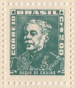 Selo Regular RHM 500a Bisneta Duque de Caxias Militar Sem Goma 1956