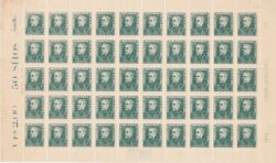 Selo Regular RHM 500a Bisneta Duque de Caxias Militar Sem Goma 1956 Folha