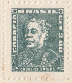 Selo Regular RHM 500b Bisneta Duque de Caxias Militar Sem Goma 1956