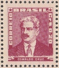 Selo Regular RHM 504 Bisneta Oswaldo Cruz Saude 1961