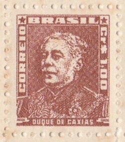 Selo Regular RHM 505b Bisneta Duque de Caxias Militar Sem Goma 1962