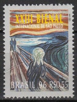 C 2015 Selo Bienal Internacional de Sao Paulo O Grito Munch 1996 Com Dobra 1