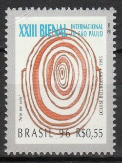 C 2016 Selo Bienal Internacional de Sao Paulo Mirror Boutgeois 1996 Com Dobra 1