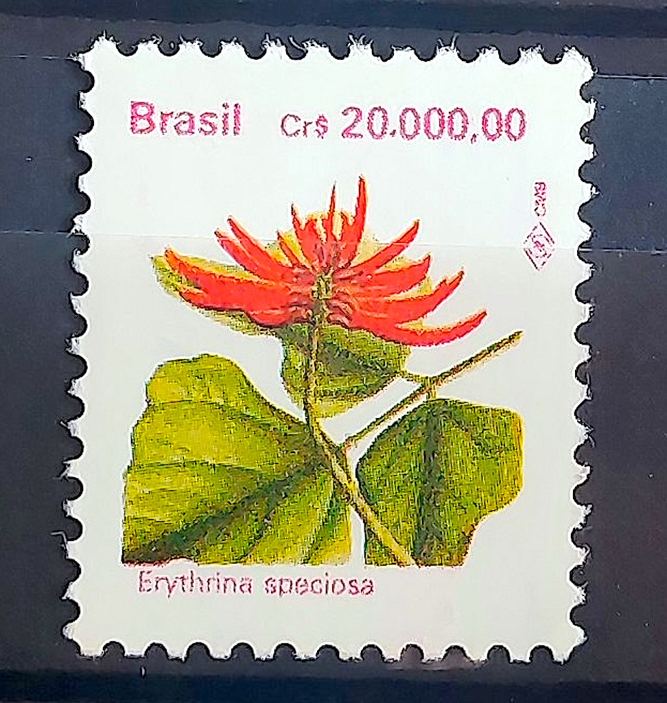 Selo Regular RHM 694 Flora Brasileira CrS 20000 1993