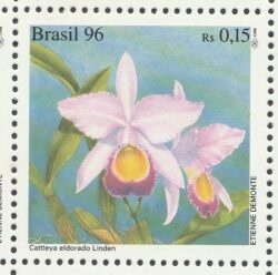 C 2009 Selo Conferencia Mundial de Orquideas Azul Rosa 1996