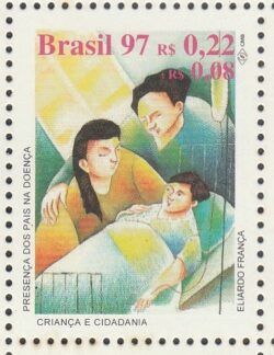 C 2060 Selo Crianca e Cidadania Direito Justica Saude 1997 CLM