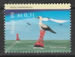 C 2183 Selo Revizee e Proarquipelago Passaro Ave Atoba Oceano 1999
