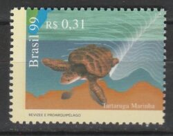 C 2185 Selo Revizee e Proarquipelago  Tartaruga  Oceano 1999