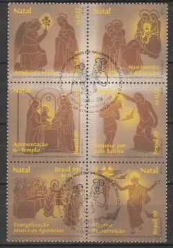 C 2229 Selo Natal Religiao 1999 CBC DF