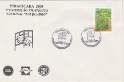 Envelope 2008 Jardim Botanico Piracicaba Teatro CBC SP