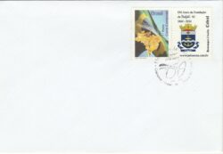 Envelope 2010 Selo Personalizado Itajai Brasao Bandeira Mapa CBC SC