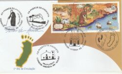Envelope FDC 2007 717 Passos do Anchieta Religiao Igreja Onca Indio Navio CBC ES