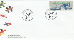 Envelope FDC 2015 Relacoes Internacionais Alemanha Ciencia e Educacao CBC PR