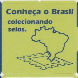 Etiqueta Autoadesiva Filatelia 08 Conheca o Brasil Mapa – Tamanho G