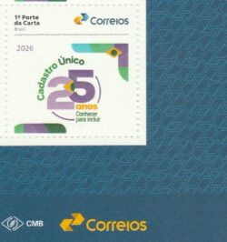 SI 127 Selo Institucional Cadastro Unico 2026 Vinheta Correios