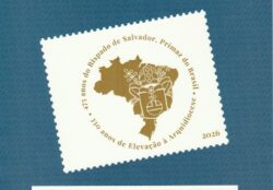 SI 128 Vinheta do Selo Institucional 475 Anos Arquidiocese Salvador Bahia Religiao Mapa 2026