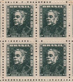 Selo Regular RHM 506 Bisneta Duque de Caxias Militar 1964 Quadra