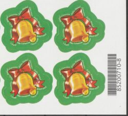 C 2632 Selo de Natal Religiao Sino 2005 Quadra Codigo de Barras