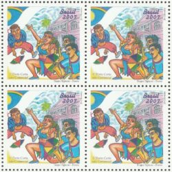 C 2676 Selo Trajes Tipicos Frevo Pernambuco Musica Danca 2007 Quadra