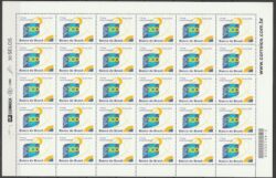 C 2725 Selo 200 Anos do Banco do Brasil Economia 2008 Folha