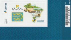 SI 132 Selo Institucional Projeto Rondon Mapa Trator Para Ministerio da Defesa 2026 Codigo de Barras