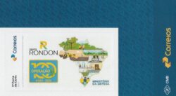 SI 132 Selo Institucional Projeto Rondon Mapa Trator Para Ministerio da Defesa 2026 Vinheta Correios