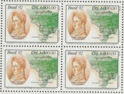 C 1797 Selo Expedicao Longsdorff Meio Ambiente Mapa 1992 Quadra