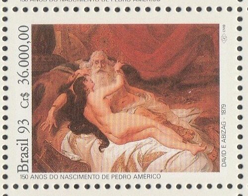 C 1850 Selo Lingua Portuguesa Congresso Nacional Rio de Janeiro 1993