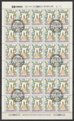 C 1864 Selo 200 Anos do Cirio de Nazare Religiao Belem Para 1993 Folha CBC PA
