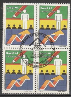 C 1901 Selo Educacao Professor 1994 Quadra